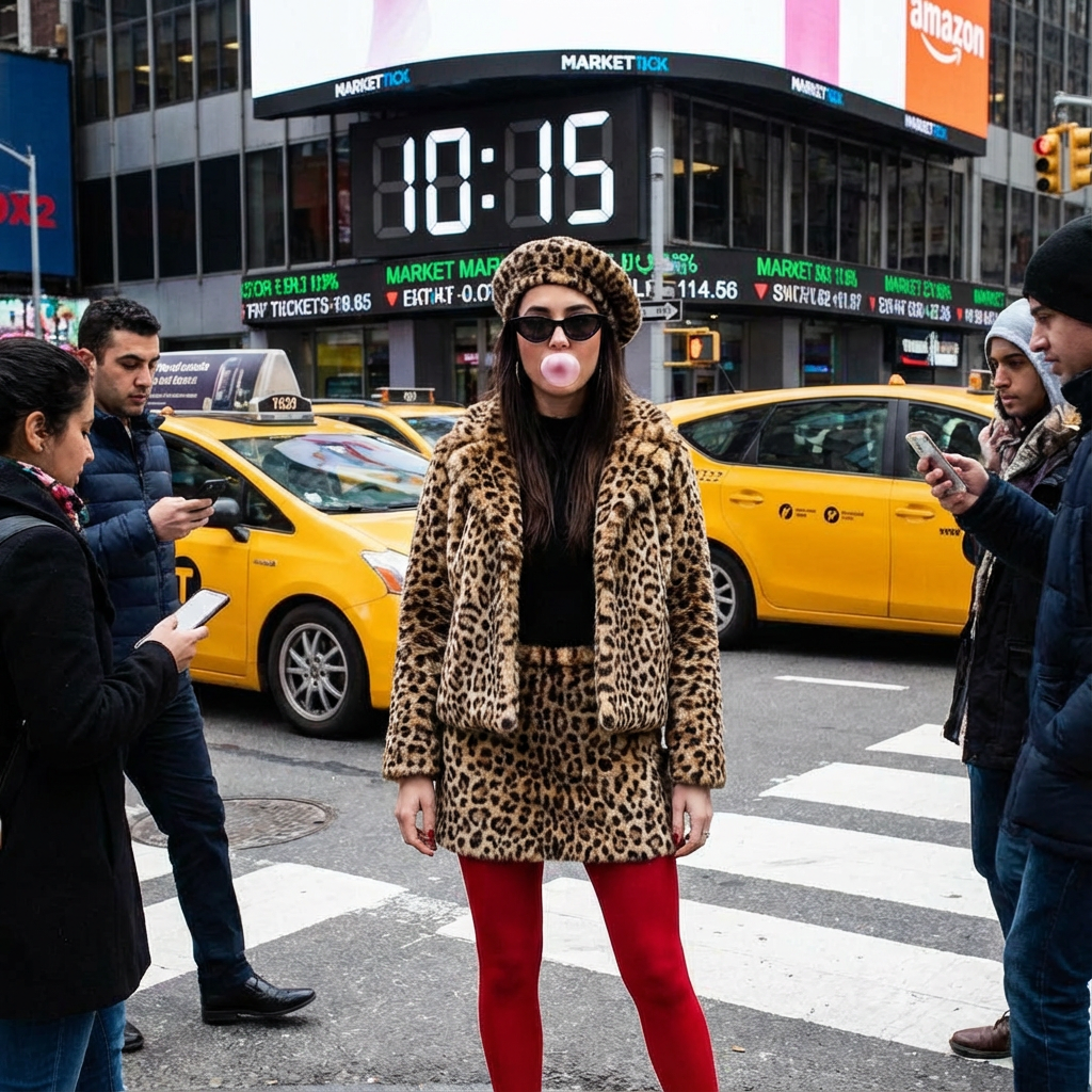 Person maintaining authentic identity in AI world