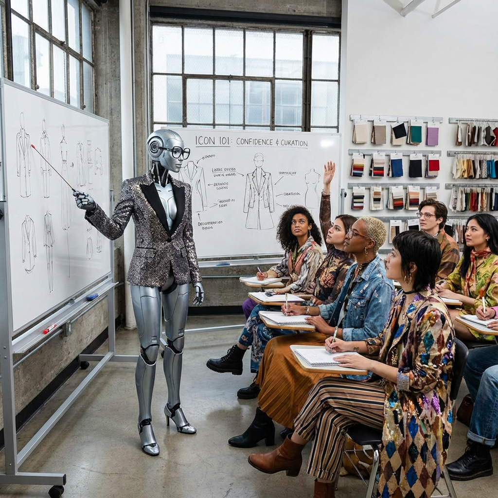 AI personal stylist app on phone with virtual try-on